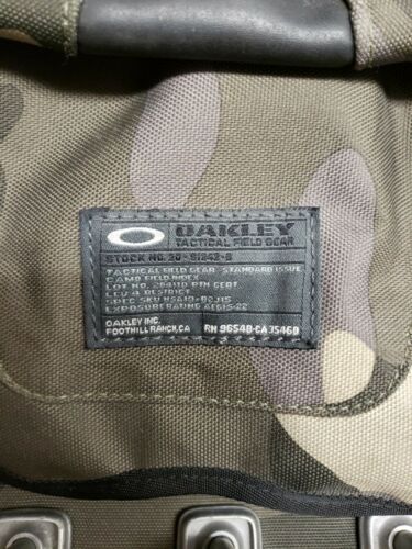 Oakley Heavy Duty Tactical Camo Backpack RN 9654B-CA 35460 Kitchen Sink