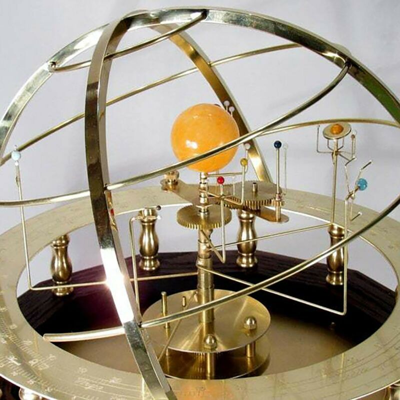 Grand Orrery Model Of The Solar System Home Room Metal Decor Ornaments Crafts