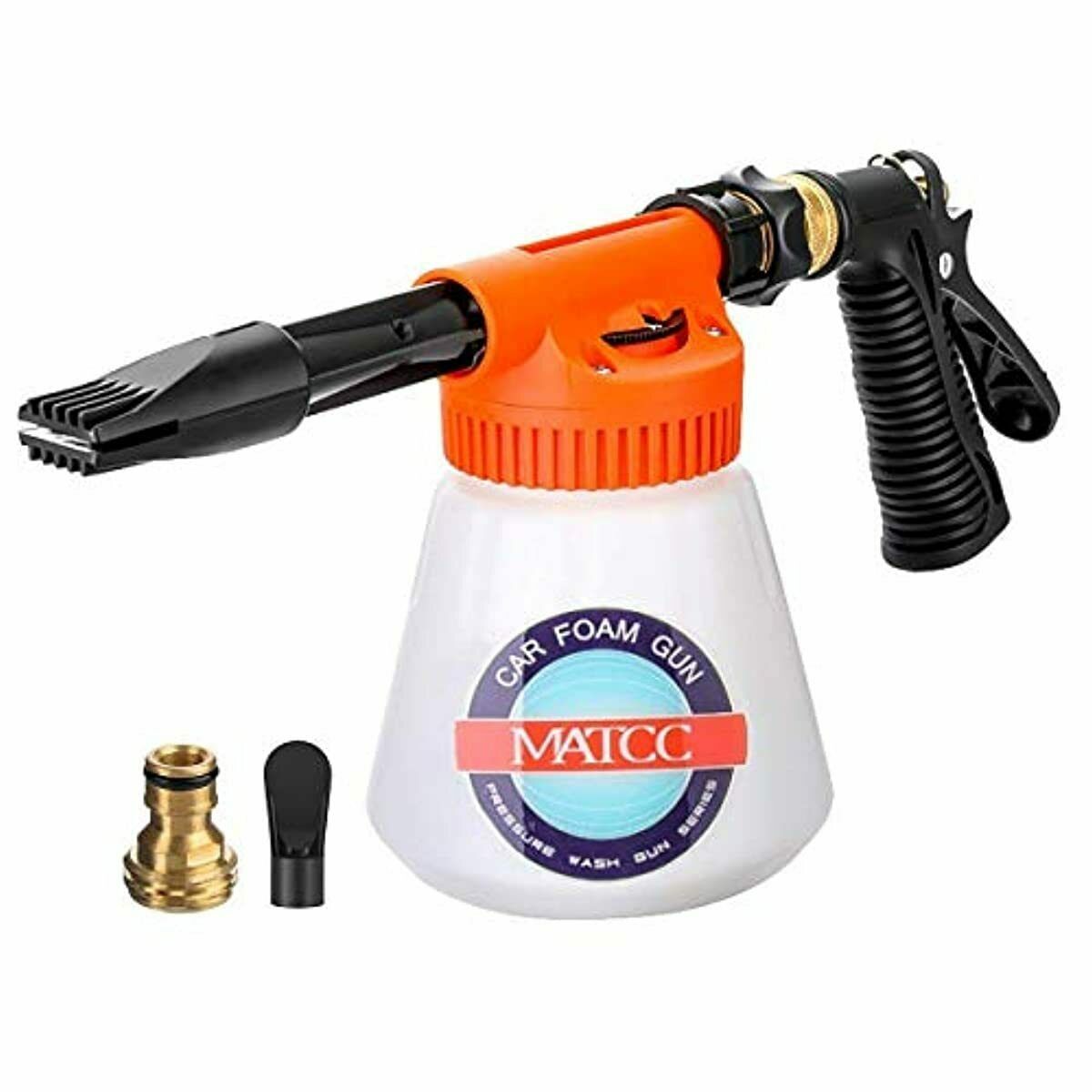 MATCC Car Foam Gun Foam Cannon Blaster 6 Adjustment Ratio Dial Foam