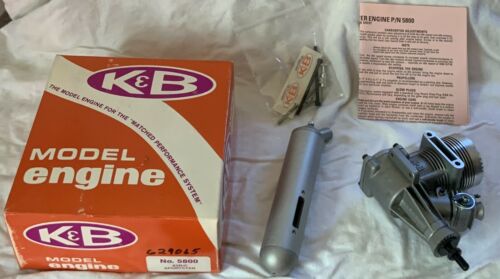 *K&B .65 SPORTSTER R/C W/ Muffler No 5800 Model Airplane Engine