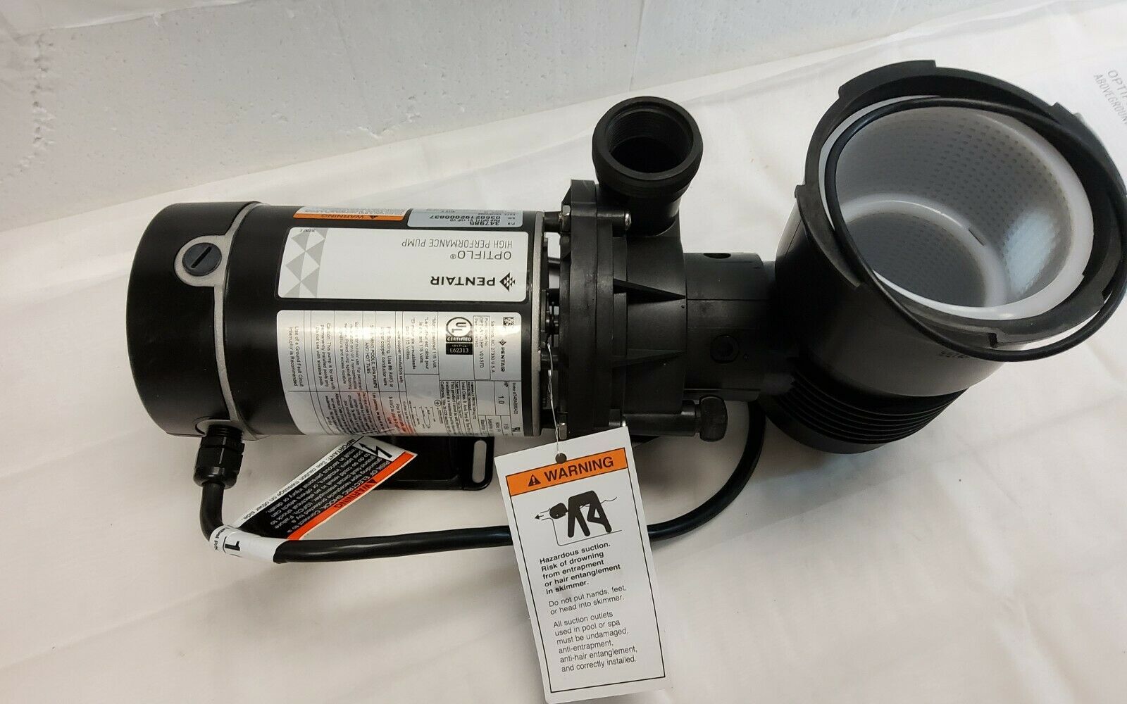 New Pentair 347985 OptiFlow 1Hp Above Ground Pool Pump