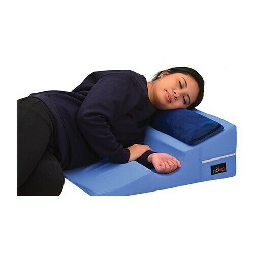 Bed Wedge Pillow For SIDE Sleepers With Arm CutOut NOVA Medical