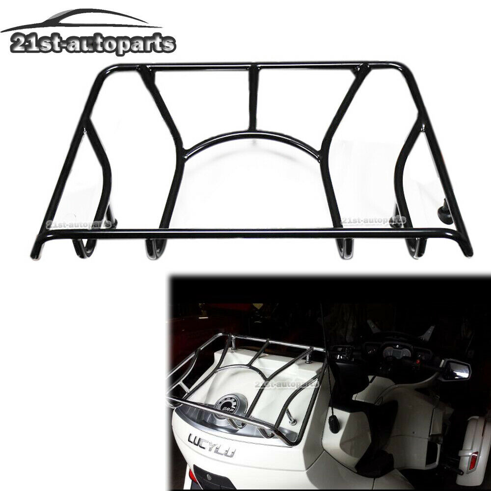 For 10 Can Am Spyder Rt Rts Ltd Black Rear Cargo Tour Trunk Luggage Rack Kit 3605