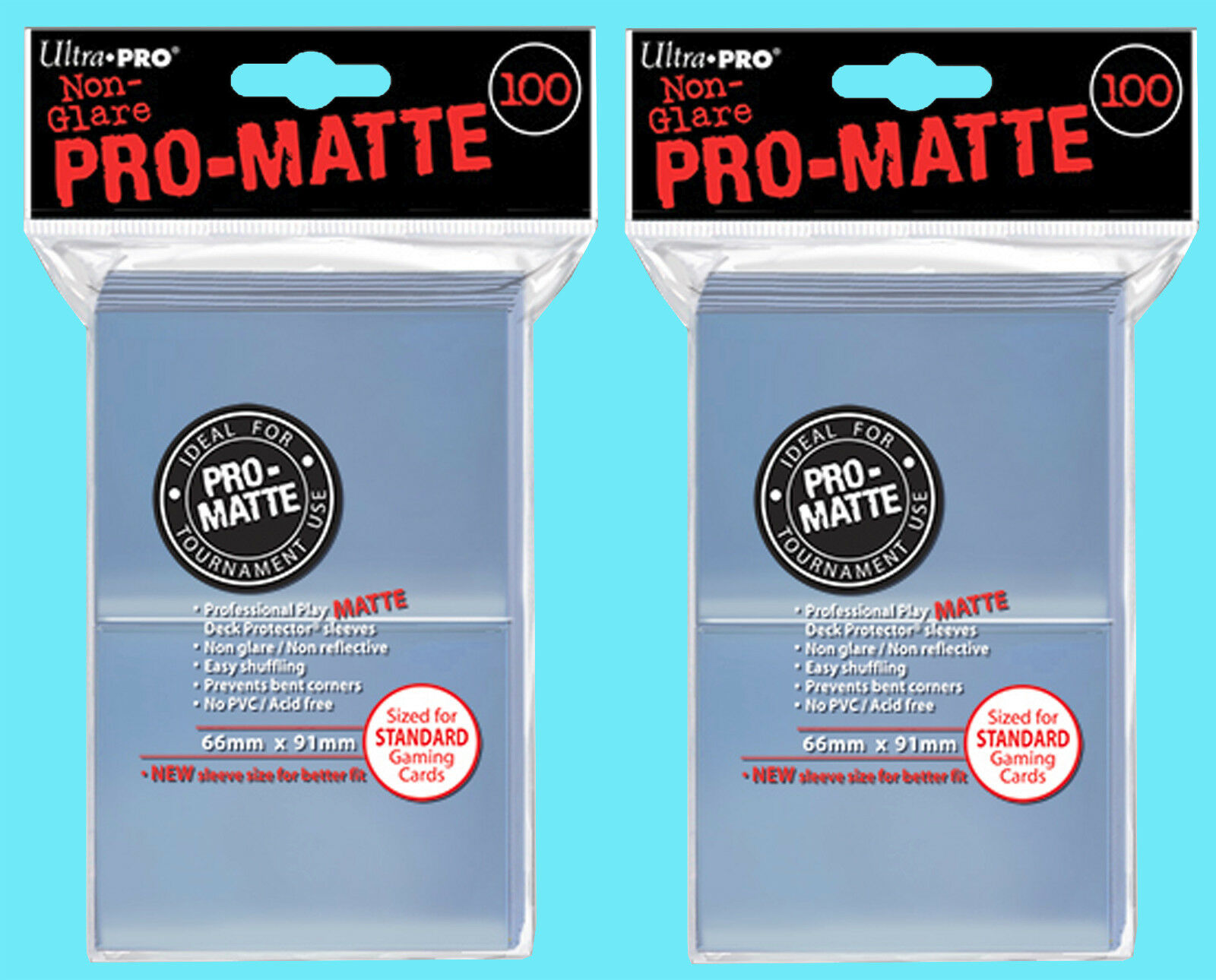 200-ultra-pro-clear-pro-matte-standard-size-deck-protector-card-sleeves