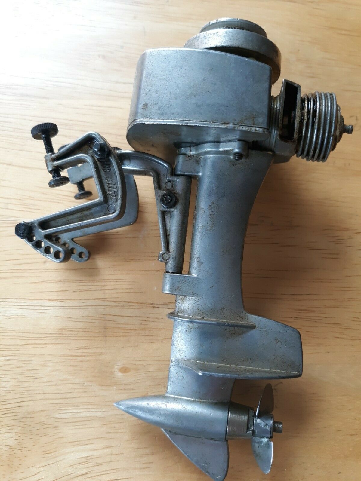 Vtg K&B Allyn Sea Fury Outboard Toy Boat Engine Motor 1950's Torpedo ...