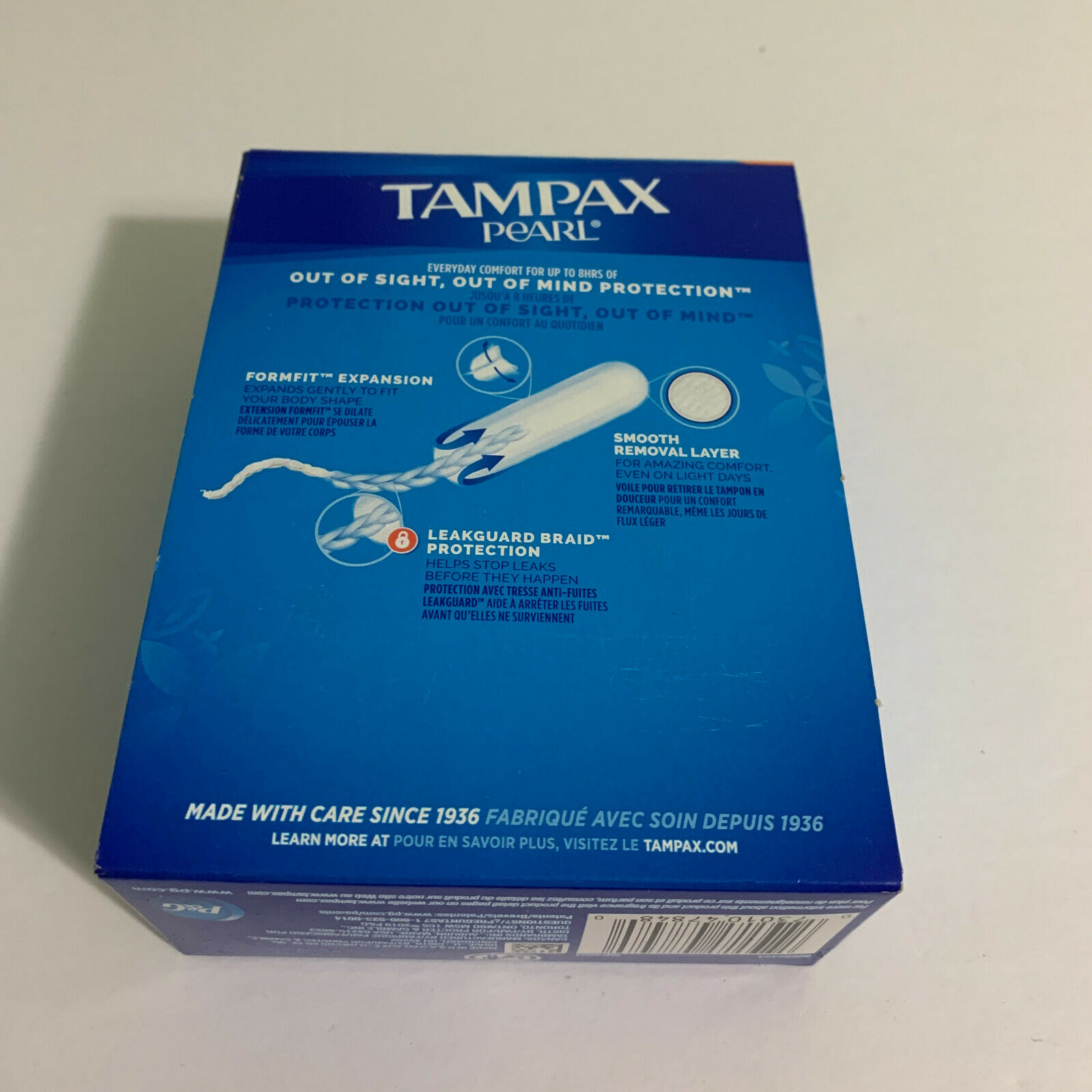 Tampax Pearl Tampons Super Plus Leak Guard Protection Scented Sealed 18