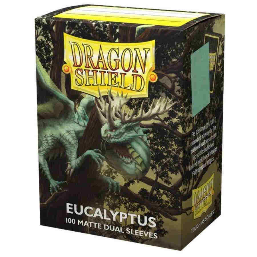 Matte Dual Lagoon 100 ct Dragon Shield Sleeves Standard Size VOLUME