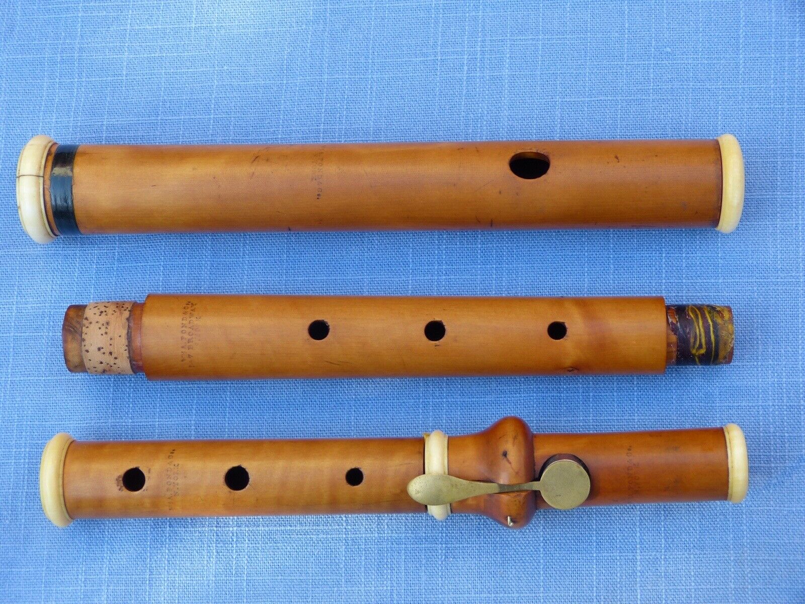 Wm. Pond Antique Wooden Flute